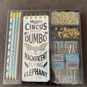 Disney note pad,pencil,paper l clips set
